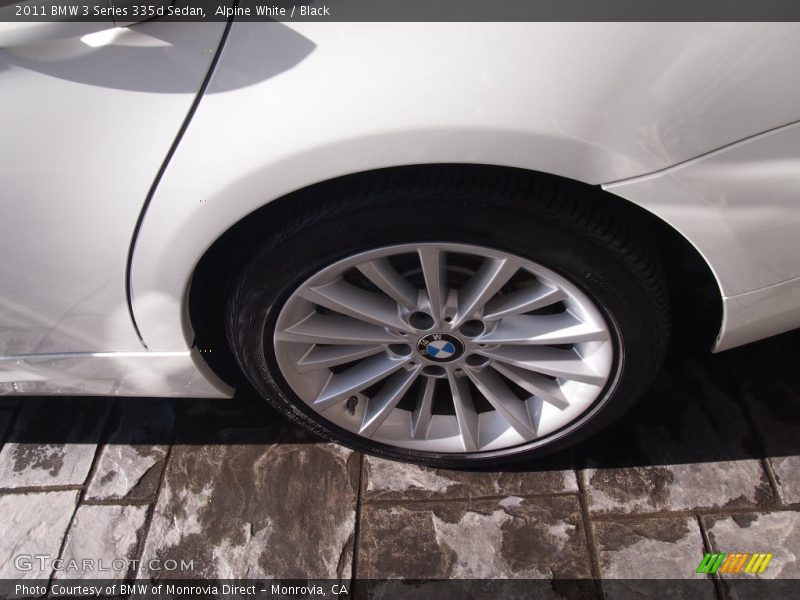 Alpine White / Black 2011 BMW 3 Series 335d Sedan
