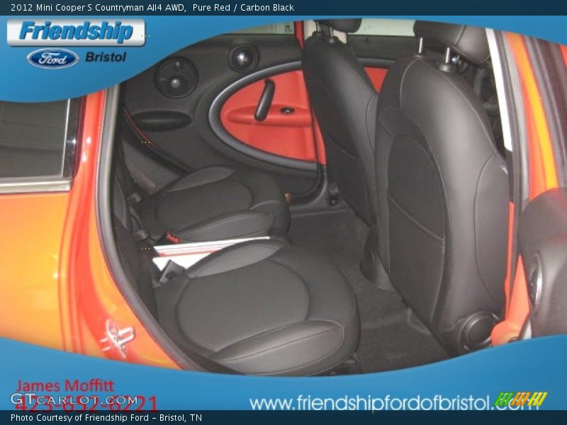 Pure Red / Carbon Black 2012 Mini Cooper S Countryman All4 AWD