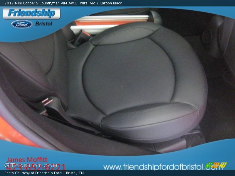 Pure Red / Carbon Black 2012 Mini Cooper S Countryman All4 AWD