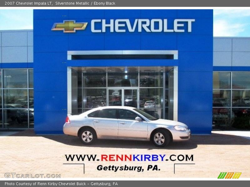 Silverstone Metallic / Ebony Black 2007 Chevrolet Impala LT