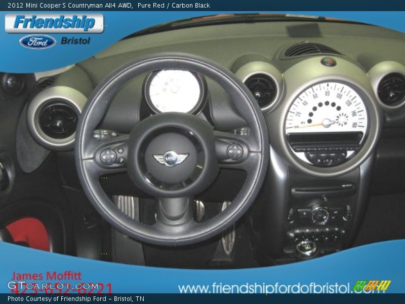 Pure Red / Carbon Black 2012 Mini Cooper S Countryman All4 AWD