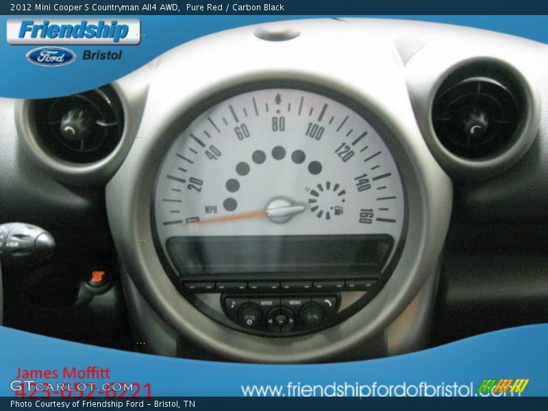 Pure Red / Carbon Black 2012 Mini Cooper S Countryman All4 AWD