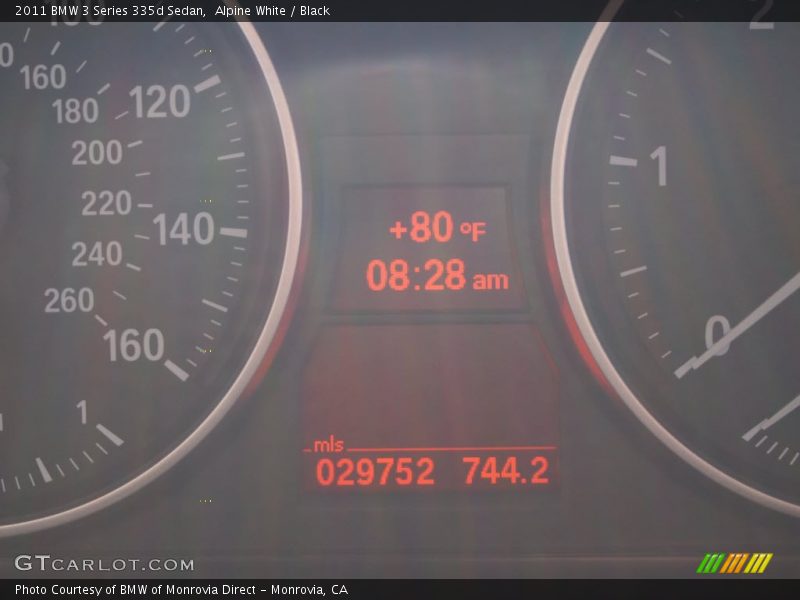 Alpine White / Black 2011 BMW 3 Series 335d Sedan