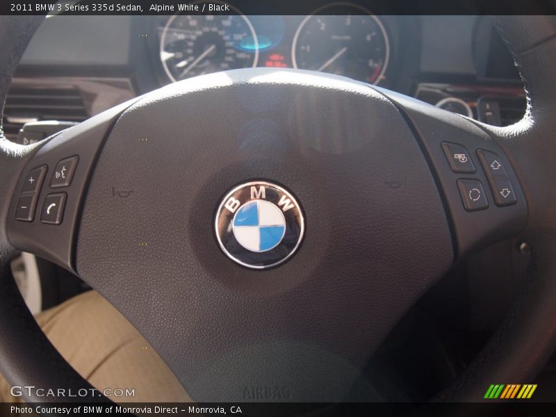 Alpine White / Black 2011 BMW 3 Series 335d Sedan