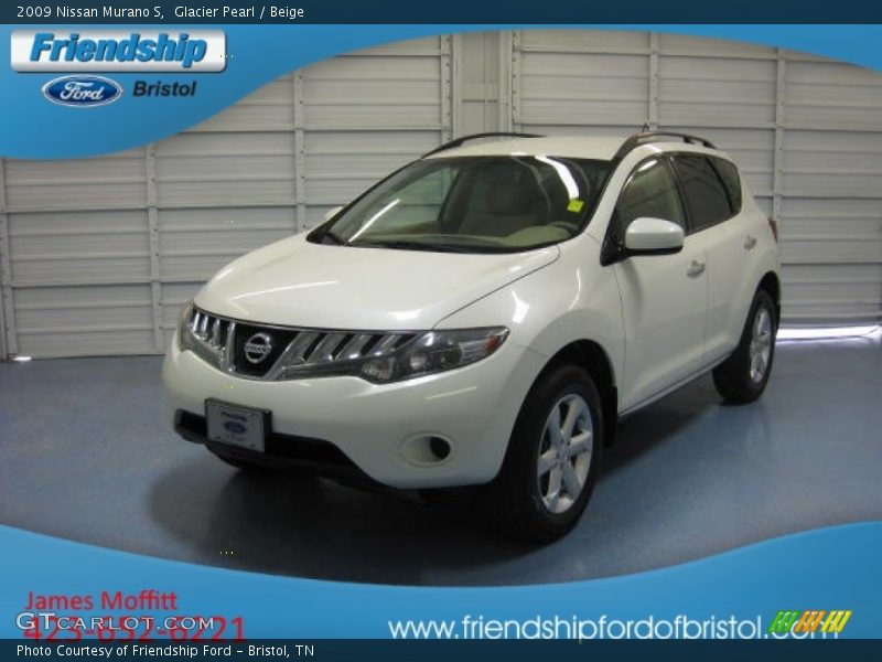Glacier Pearl / Beige 2009 Nissan Murano S