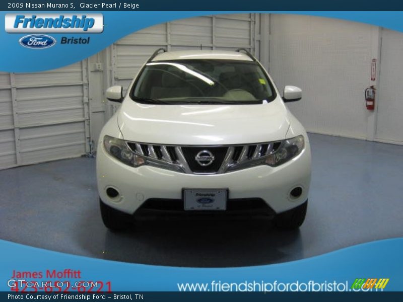 Glacier Pearl / Beige 2009 Nissan Murano S
