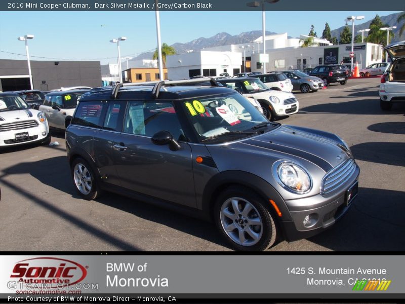 Dark Silver Metallic / Grey/Carbon Black 2010 Mini Cooper Clubman