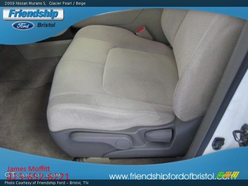 Glacier Pearl / Beige 2009 Nissan Murano S