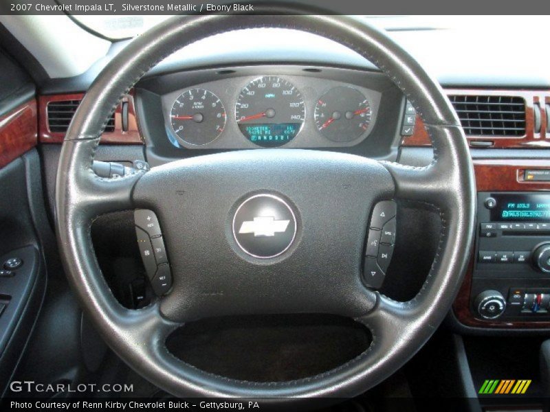 Silverstone Metallic / Ebony Black 2007 Chevrolet Impala LT