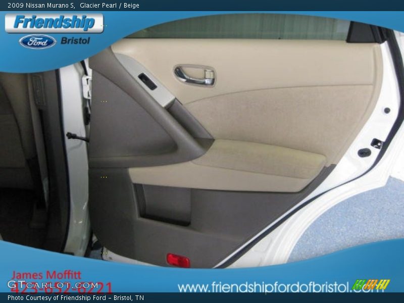 Glacier Pearl / Beige 2009 Nissan Murano S