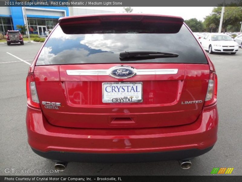 Red Candy Metallic / Medium Light Stone 2011 Ford Edge Limited