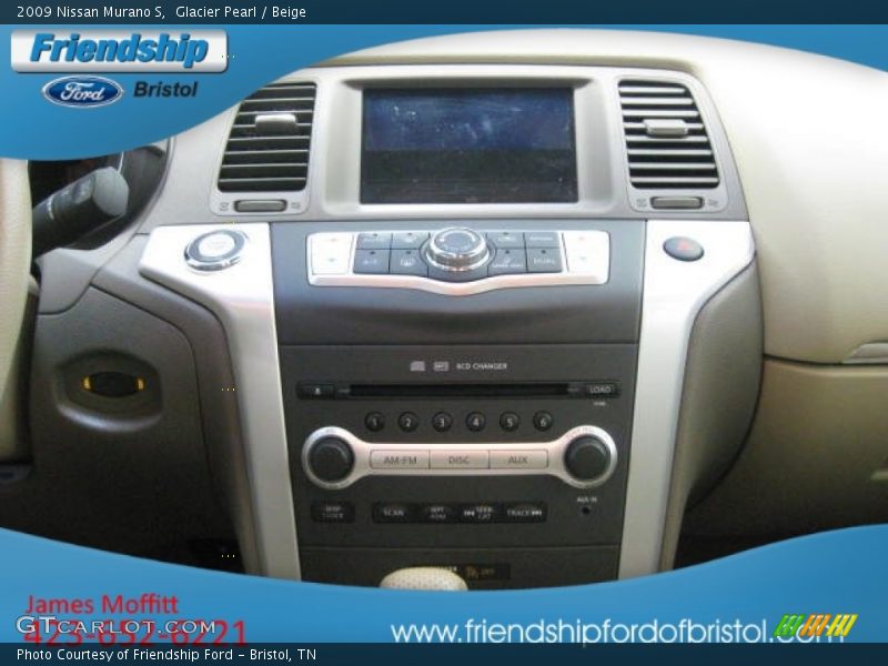 Glacier Pearl / Beige 2009 Nissan Murano S
