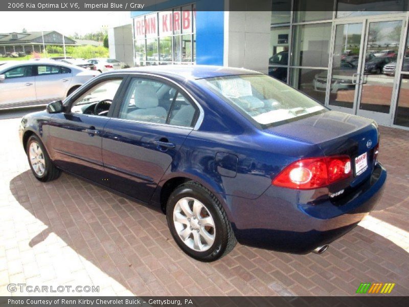 Imperial Blue / Gray 2006 Kia Optima LX V6