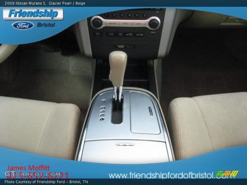 Glacier Pearl / Beige 2009 Nissan Murano S