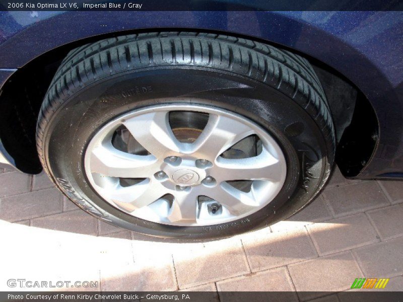 Imperial Blue / Gray 2006 Kia Optima LX V6