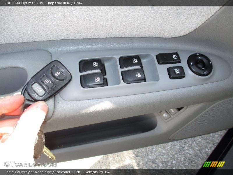 Imperial Blue / Gray 2006 Kia Optima LX V6