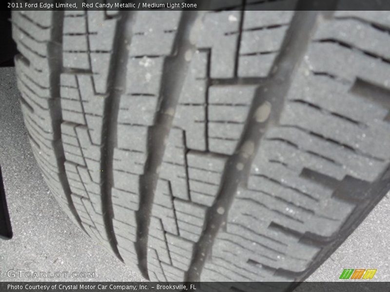 Red Candy Metallic / Medium Light Stone 2011 Ford Edge Limited