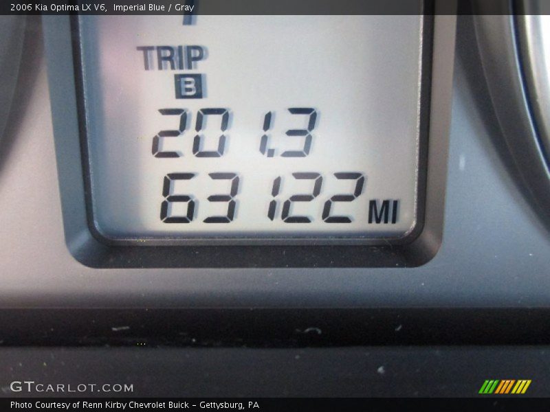 Imperial Blue / Gray 2006 Kia Optima LX V6