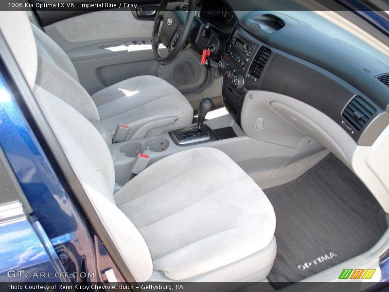 Imperial Blue / Gray 2006 Kia Optima LX V6