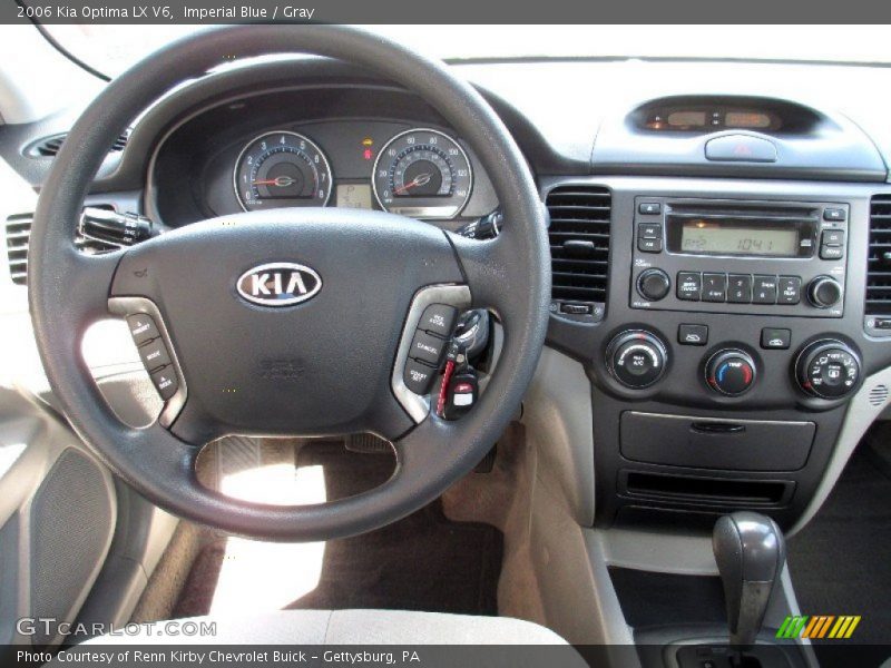 Imperial Blue / Gray 2006 Kia Optima LX V6