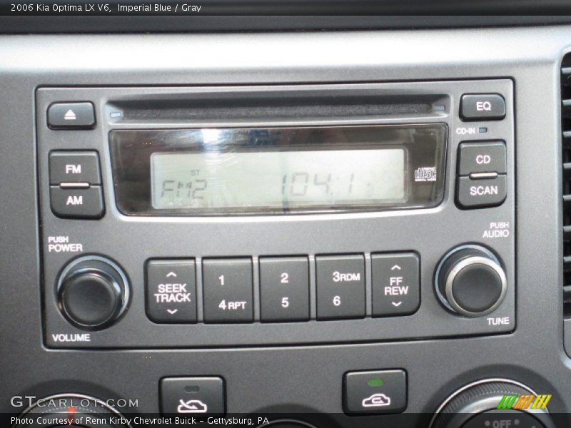 Imperial Blue / Gray 2006 Kia Optima LX V6