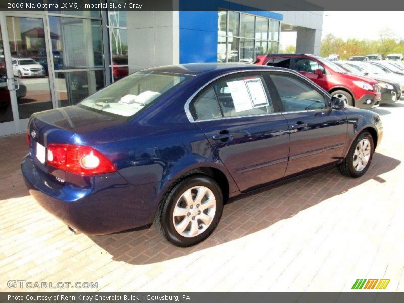 Imperial Blue / Gray 2006 Kia Optima LX V6