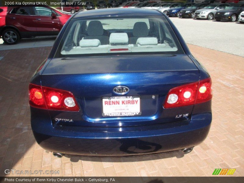 Imperial Blue / Gray 2006 Kia Optima LX V6