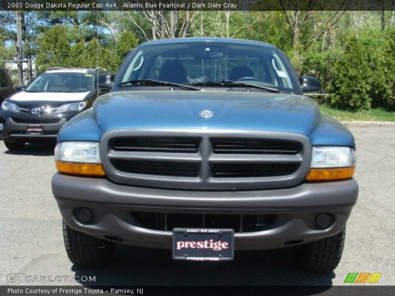 Atlantic Blue Pearlcoat / Dark Slate Gray 2003 Dodge Dakota Regular Cab 4x4
