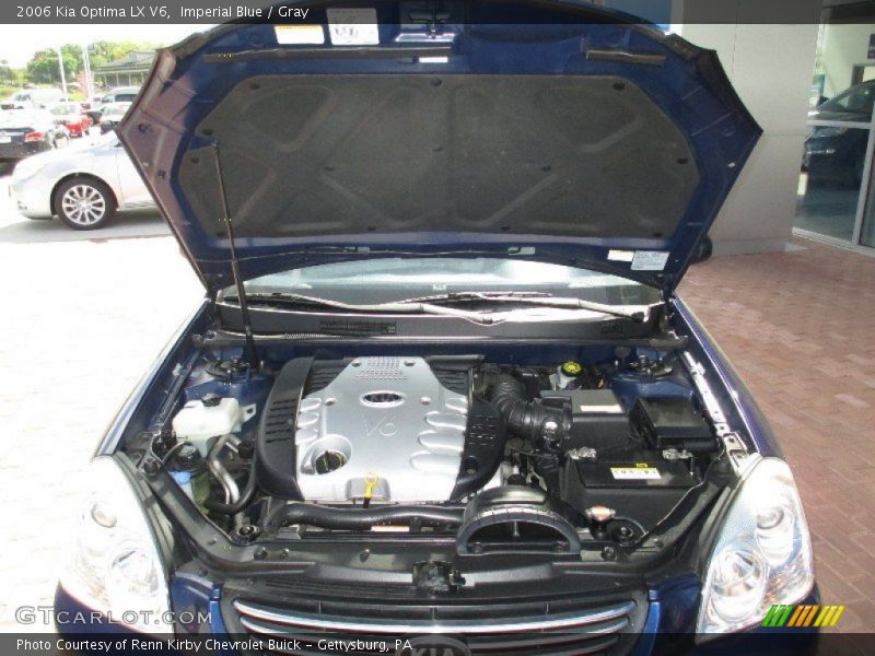 Imperial Blue / Gray 2006 Kia Optima LX V6