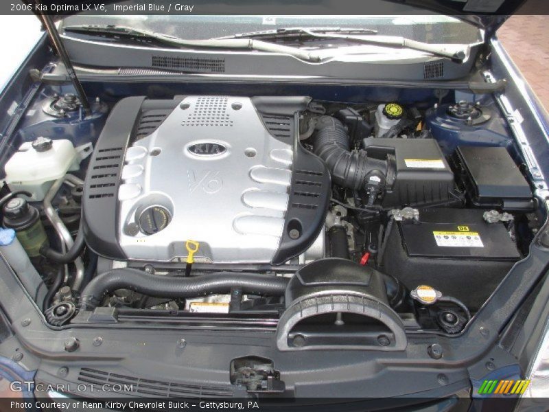 Imperial Blue / Gray 2006 Kia Optima LX V6
