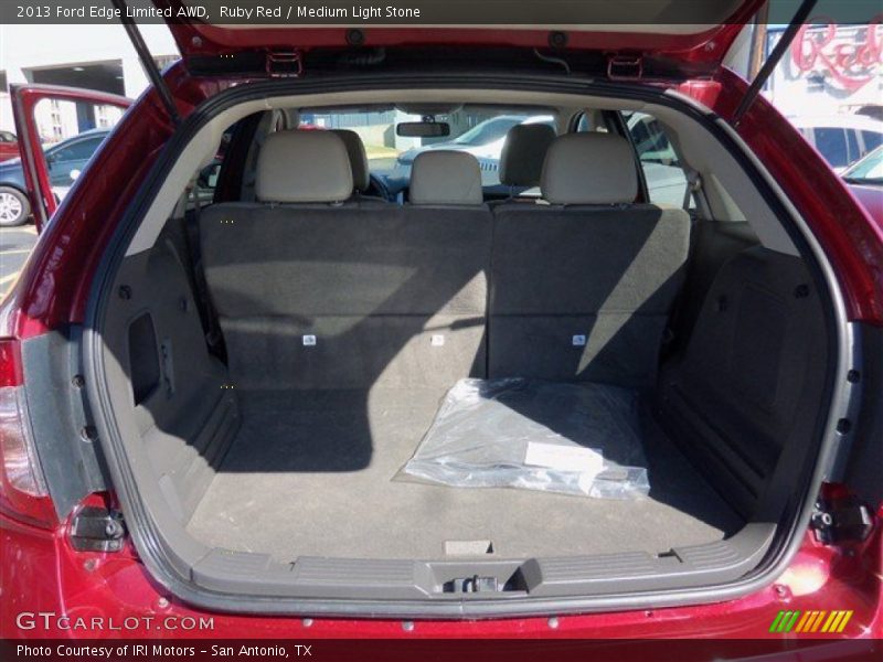 Ruby Red / Medium Light Stone 2013 Ford Edge Limited AWD