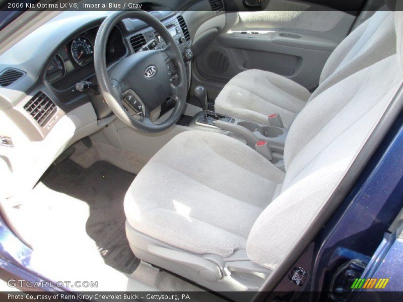 Imperial Blue / Gray 2006 Kia Optima LX V6