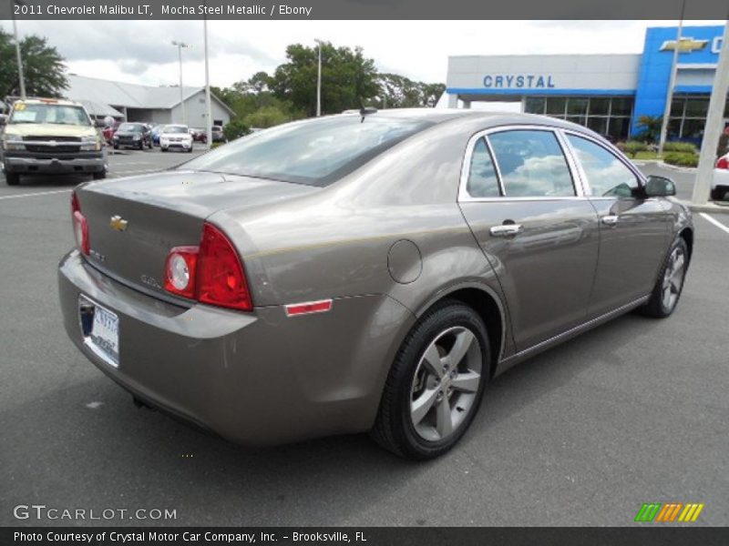 Mocha Steel Metallic / Ebony 2011 Chevrolet Malibu LT