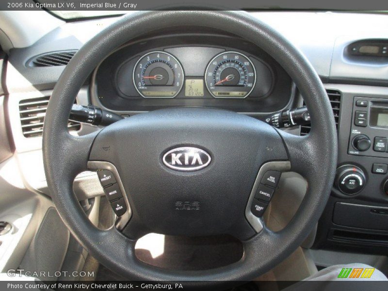 Imperial Blue / Gray 2006 Kia Optima LX V6