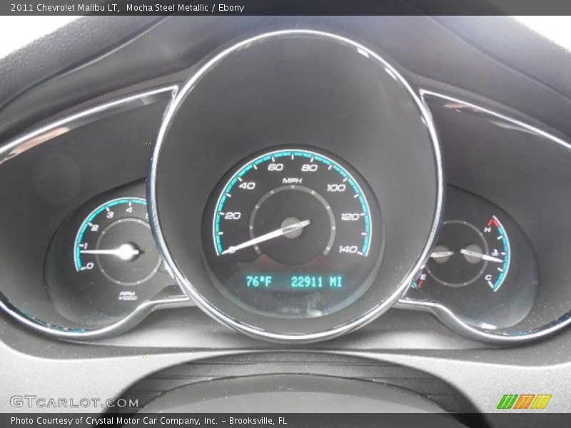 Mocha Steel Metallic / Ebony 2011 Chevrolet Malibu LT