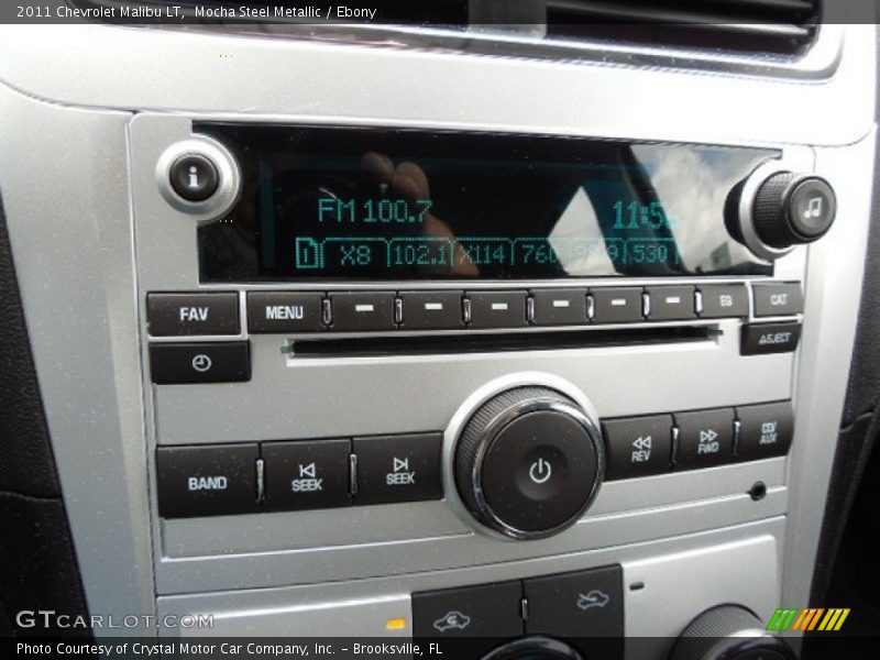 Mocha Steel Metallic / Ebony 2011 Chevrolet Malibu LT