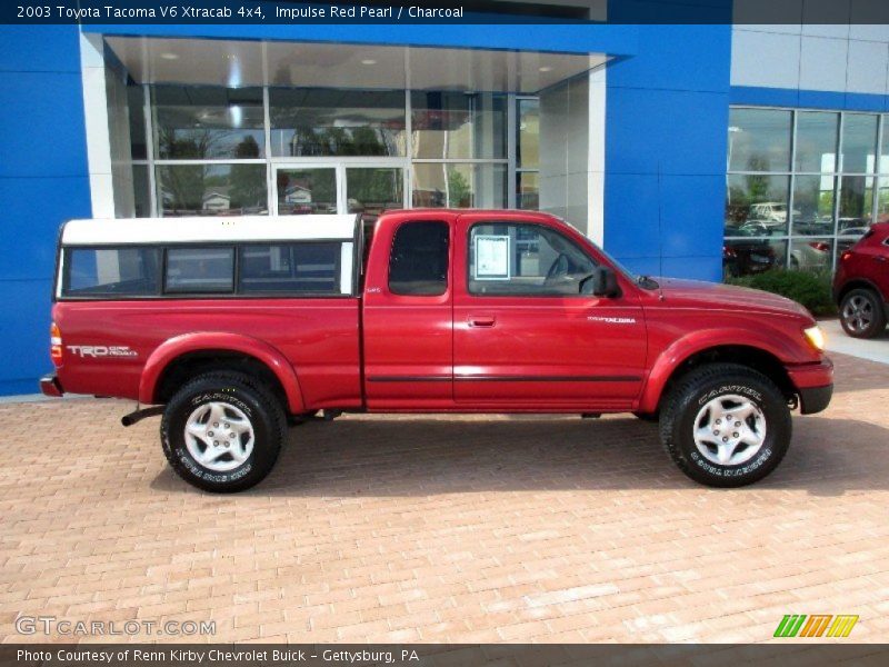 Impulse Red Pearl / Charcoal 2003 Toyota Tacoma V6 Xtracab 4x4