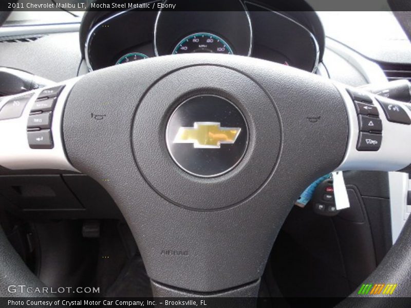 Mocha Steel Metallic / Ebony 2011 Chevrolet Malibu LT