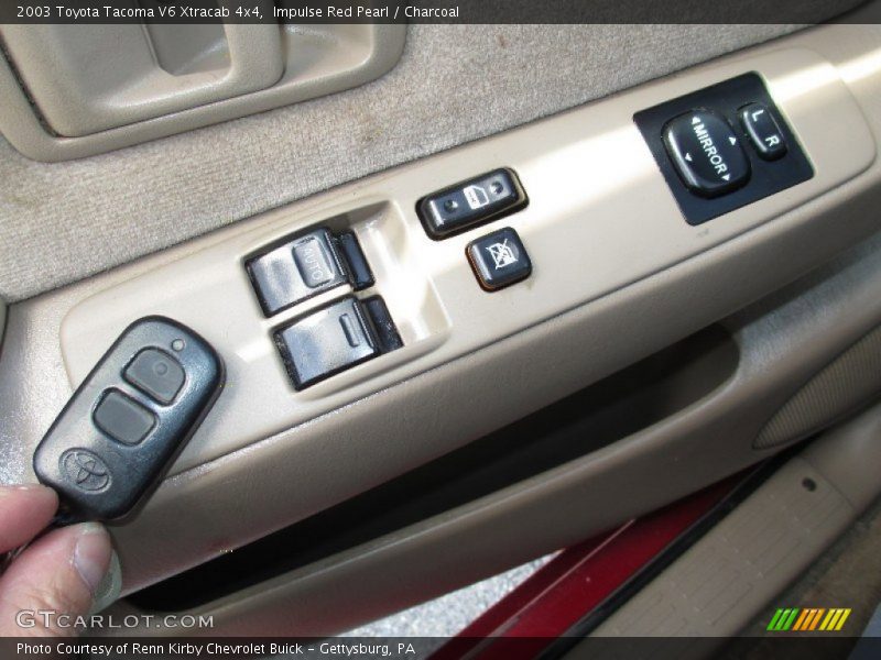 Impulse Red Pearl / Charcoal 2003 Toyota Tacoma V6 Xtracab 4x4