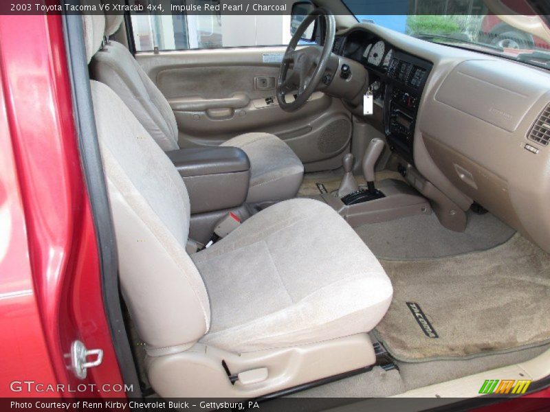 Impulse Red Pearl / Charcoal 2003 Toyota Tacoma V6 Xtracab 4x4
