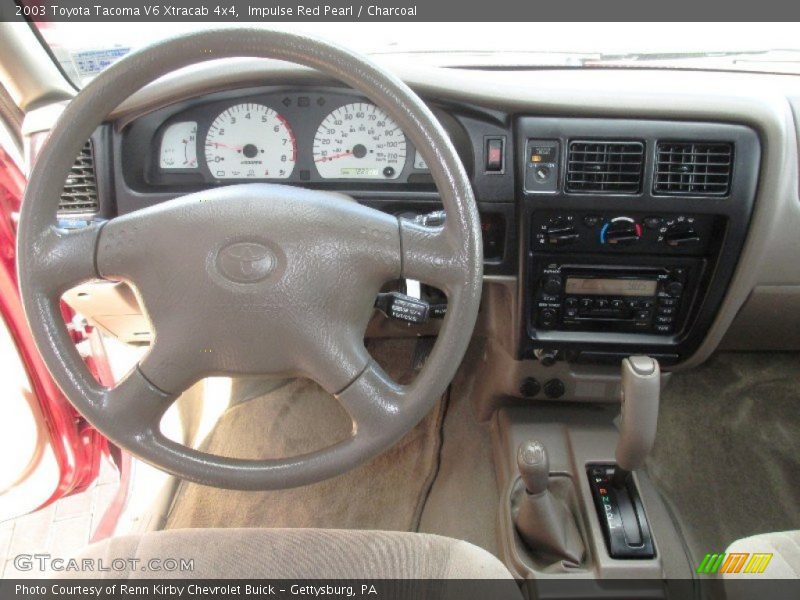 Impulse Red Pearl / Charcoal 2003 Toyota Tacoma V6 Xtracab 4x4