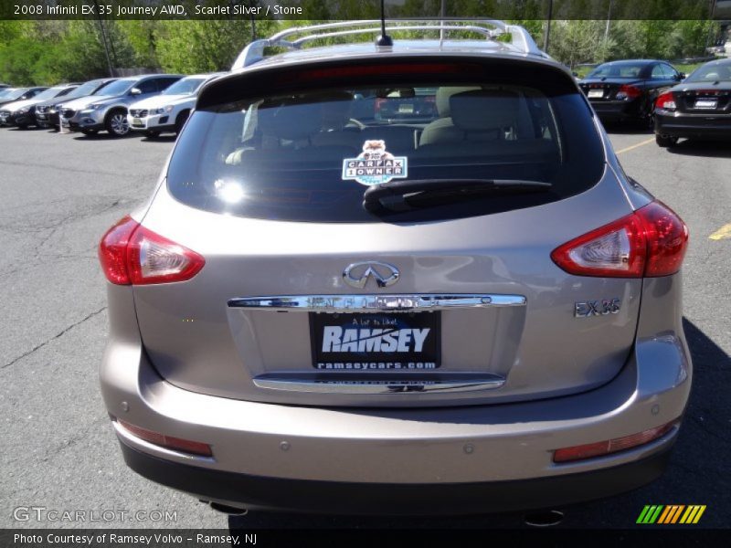 Scarlet Silver / Stone 2008 Infiniti EX 35 Journey AWD