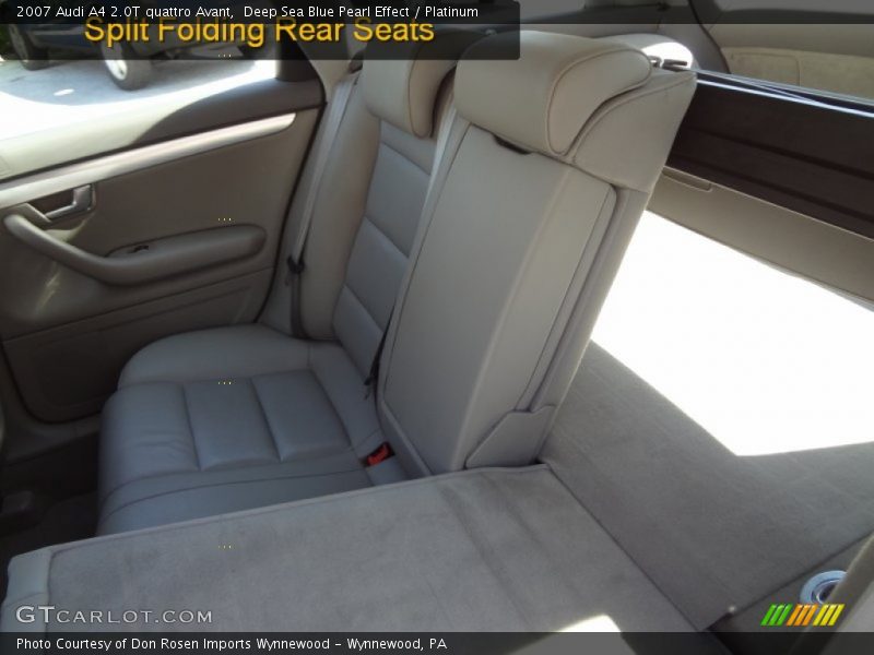 Deep Sea Blue Pearl Effect / Platinum 2007 Audi A4 2.0T quattro Avant