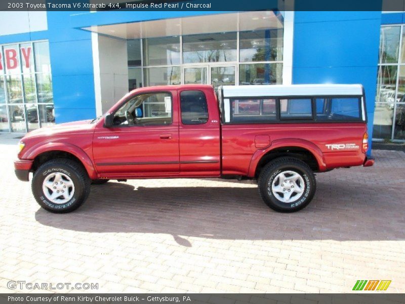 Impulse Red Pearl / Charcoal 2003 Toyota Tacoma V6 Xtracab 4x4