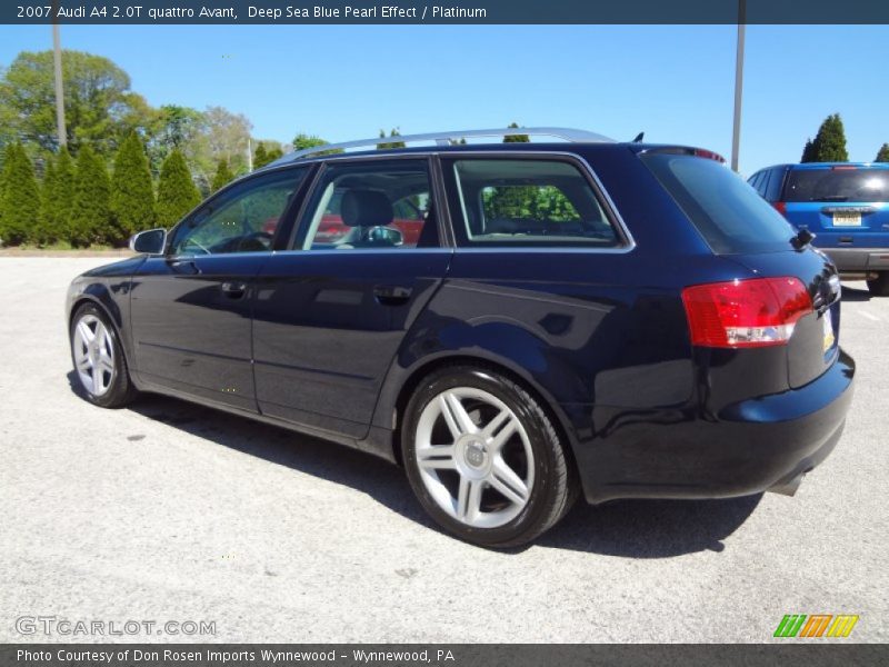 Deep Sea Blue Pearl Effect / Platinum 2007 Audi A4 2.0T quattro Avant