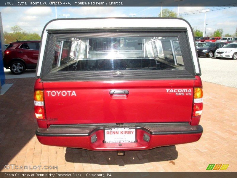 Impulse Red Pearl / Charcoal 2003 Toyota Tacoma V6 Xtracab 4x4