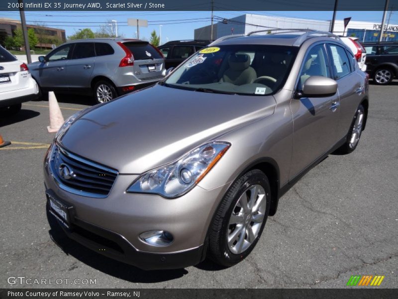 Scarlet Silver / Stone 2008 Infiniti EX 35 Journey AWD