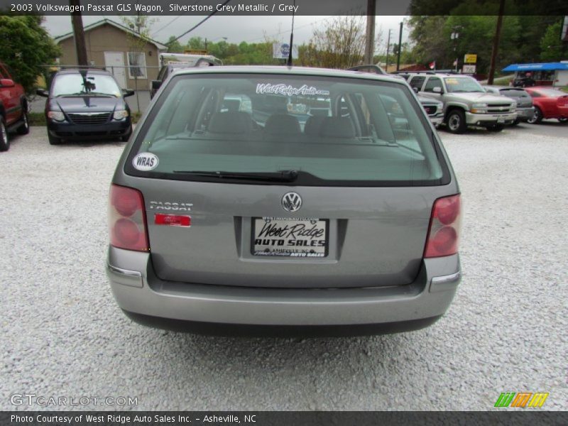 Silverstone Grey Metallic / Grey 2003 Volkswagen Passat GLS Wagon