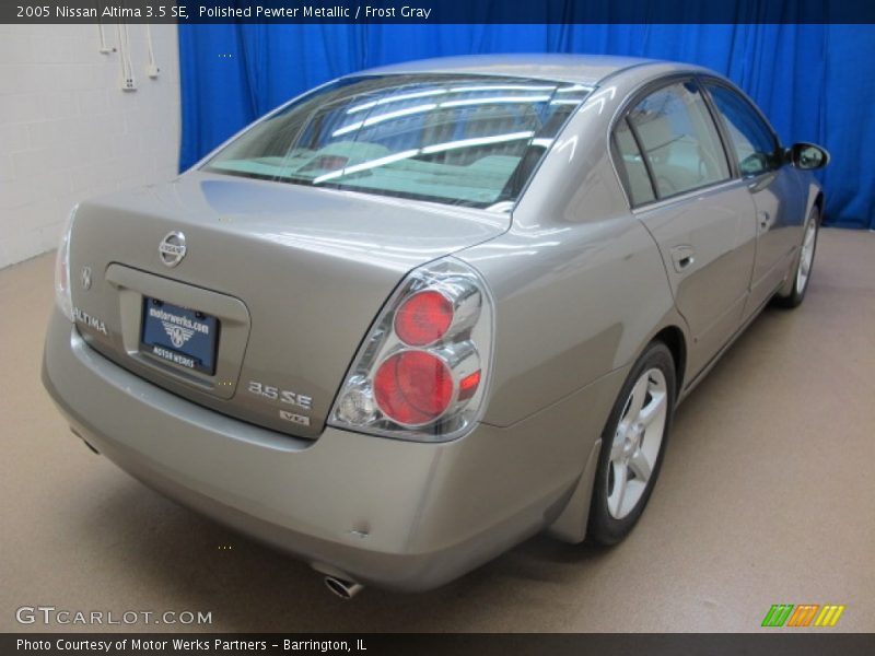 Polished Pewter Metallic / Frost Gray 2005 Nissan Altima 3.5 SE