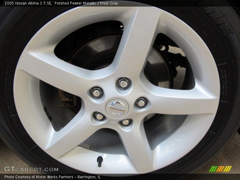Polished Pewter Metallic / Frost Gray 2005 Nissan Altima 3.5 SE